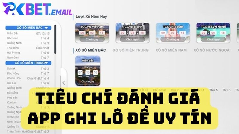 Tiêu chí đánh giá app ghi lô đề uy tín